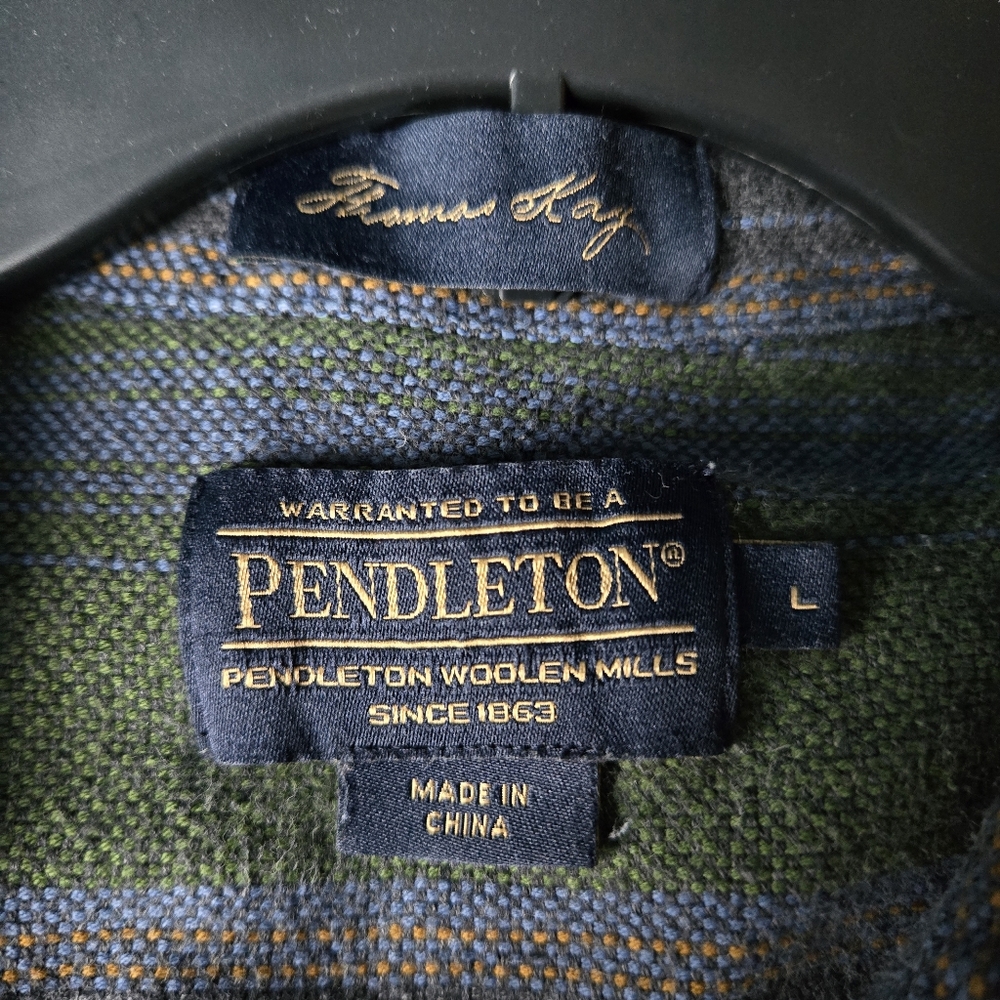 Pendleton Multicolor Striped Shirt - image 5